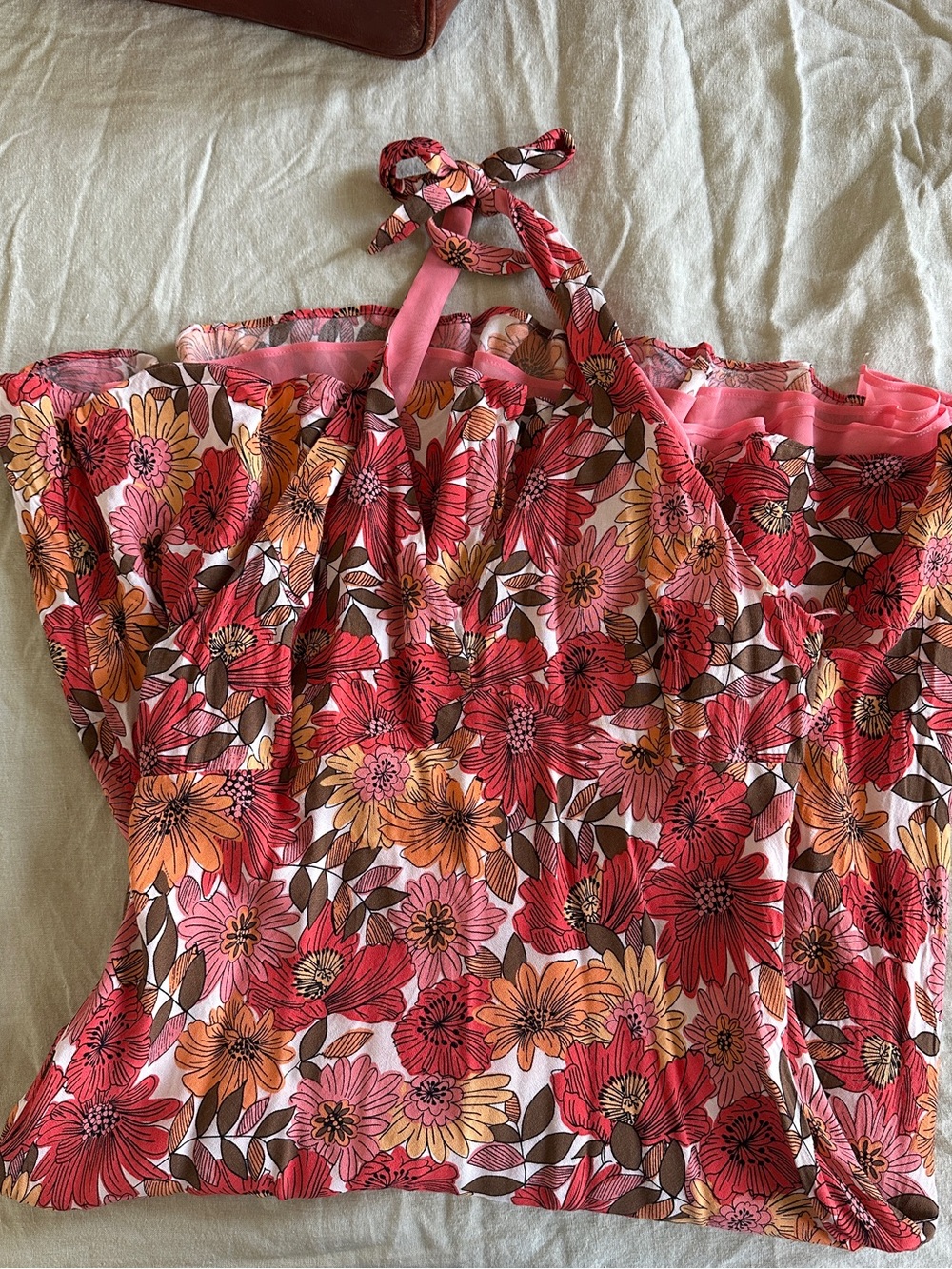 Loft Halter Floral Dress